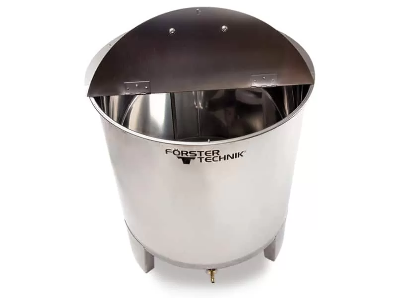 Frischmilchbehälter zur optimalen Lagerung und Handhabung von Frischmilch – die ideale Ergänzung für Kälbertränkeautomaten.